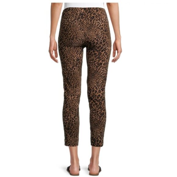 COPY - Time and Tru Women's Millennium Skinny Pants,  Leopard Print - Picture 4 of 6